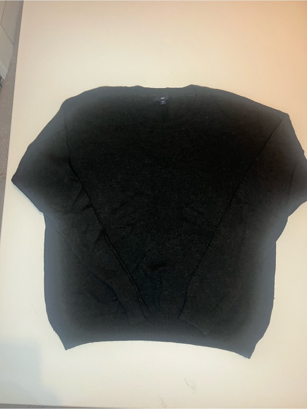 Women’s Gap charcoal, gray Crewneck Sweater , size L
